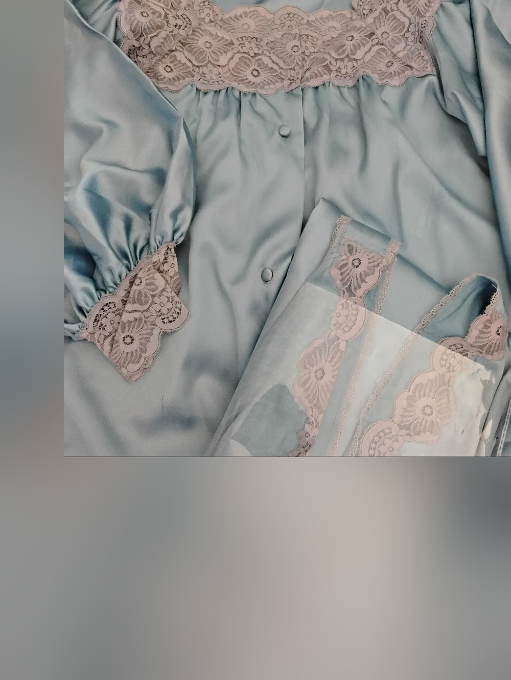 Vintage Christian Dior Pengnoir Set Color Blue - Picture 2 of 10